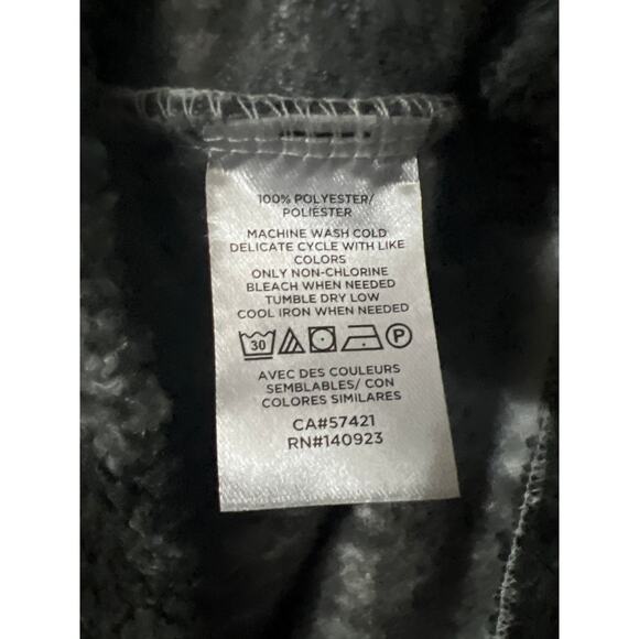 Vinatge Loft Women Snap 1/4 Button Collar Sherpa Sweater Black/White Size M NWOT - Picture 9 of 11